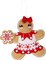 Bucilla Felt Ornaments Applique Kit Set Of 6-Dressed Up Gingerbread